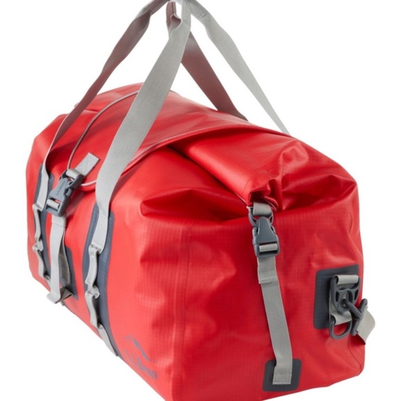 NWT LL Bean Adventure Pro Waterproof Duffle 60L in BLUE - Picture 11 of 12